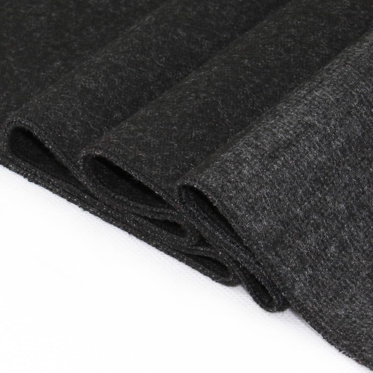 define essentials Men's Winter Warm Long Soft Plaid Scarf with Tassels, Soft Classic mens scraves - Image 3